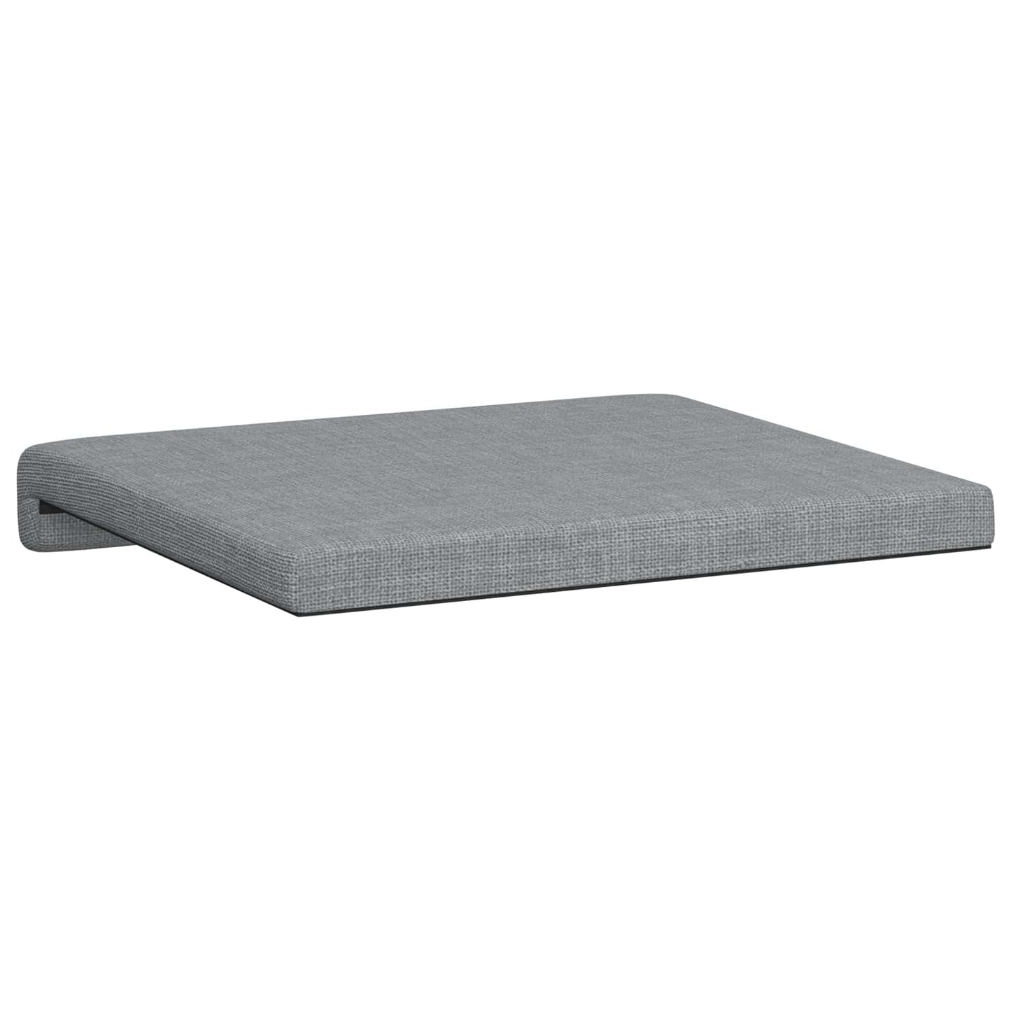 vidaXL Bench Cushion 2 pcs Fabric Light Grey Depth 35 cm