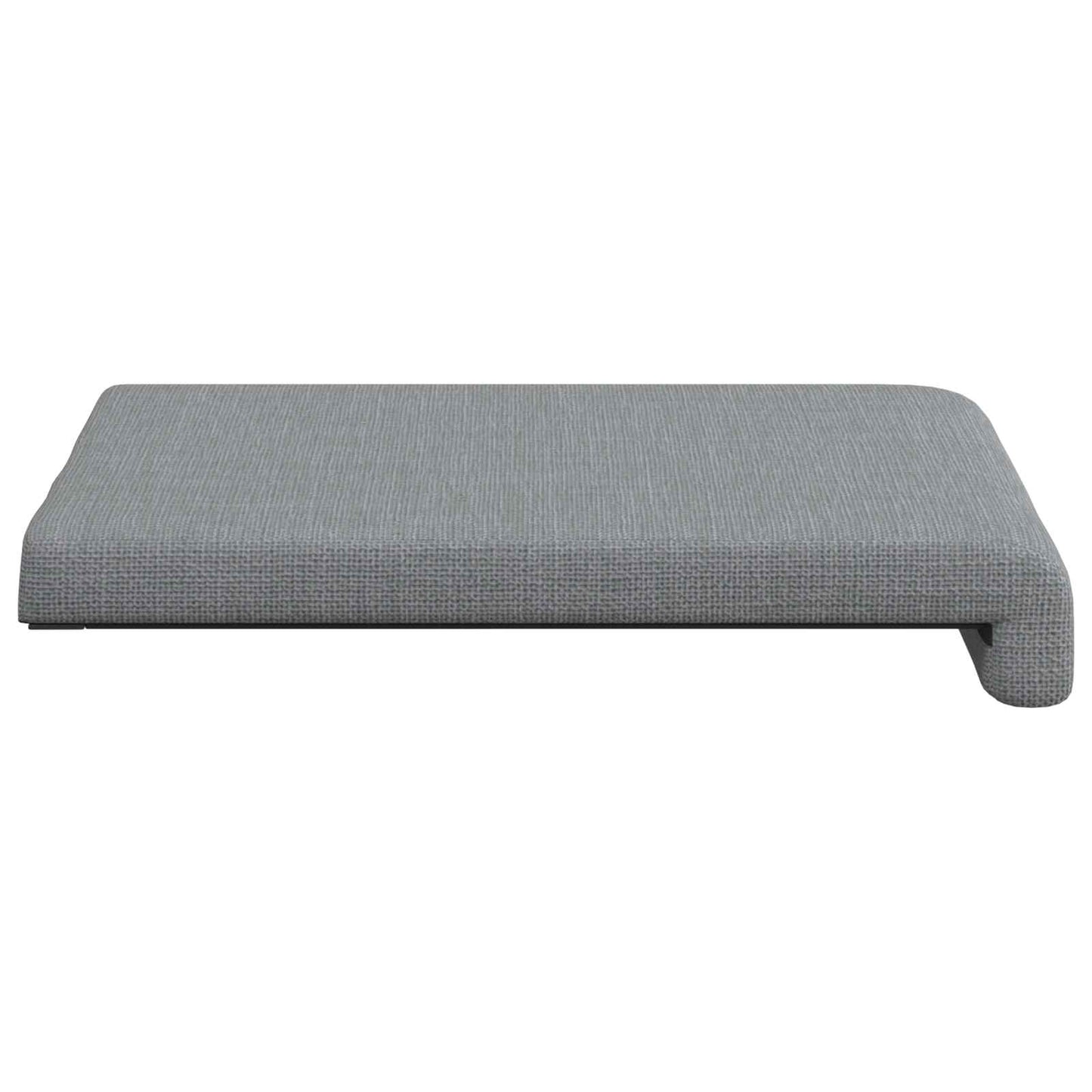 vidaXL Bench Cushion 2 pcs Fabric Light Grey Depth 35 cm