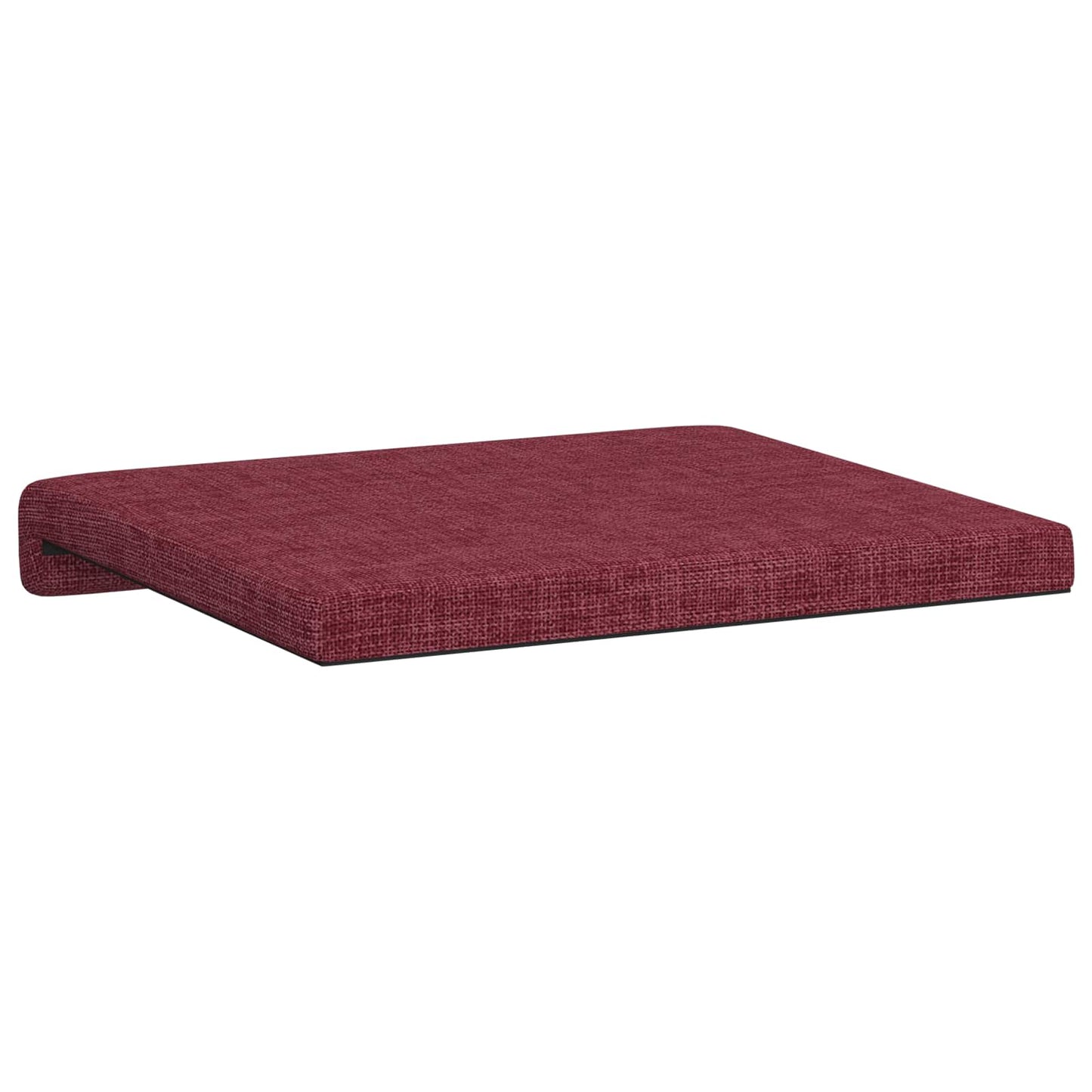 vidaXL Bench Cushion 2 pcs Fabric Wine Red Depth 35 cm
