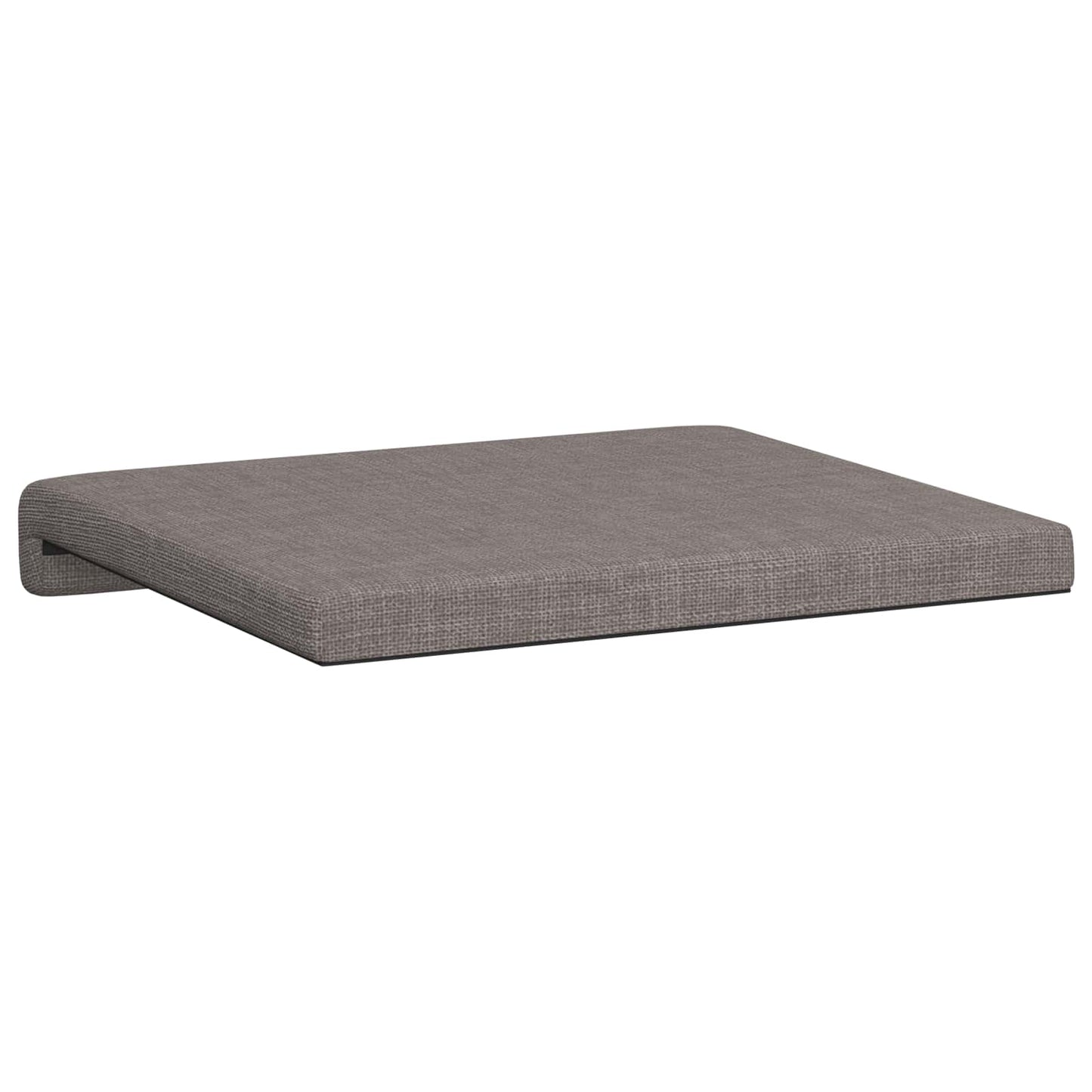 vidaXL Bench Cushion 2 pcs Fabric Taupe Depth 35 cm