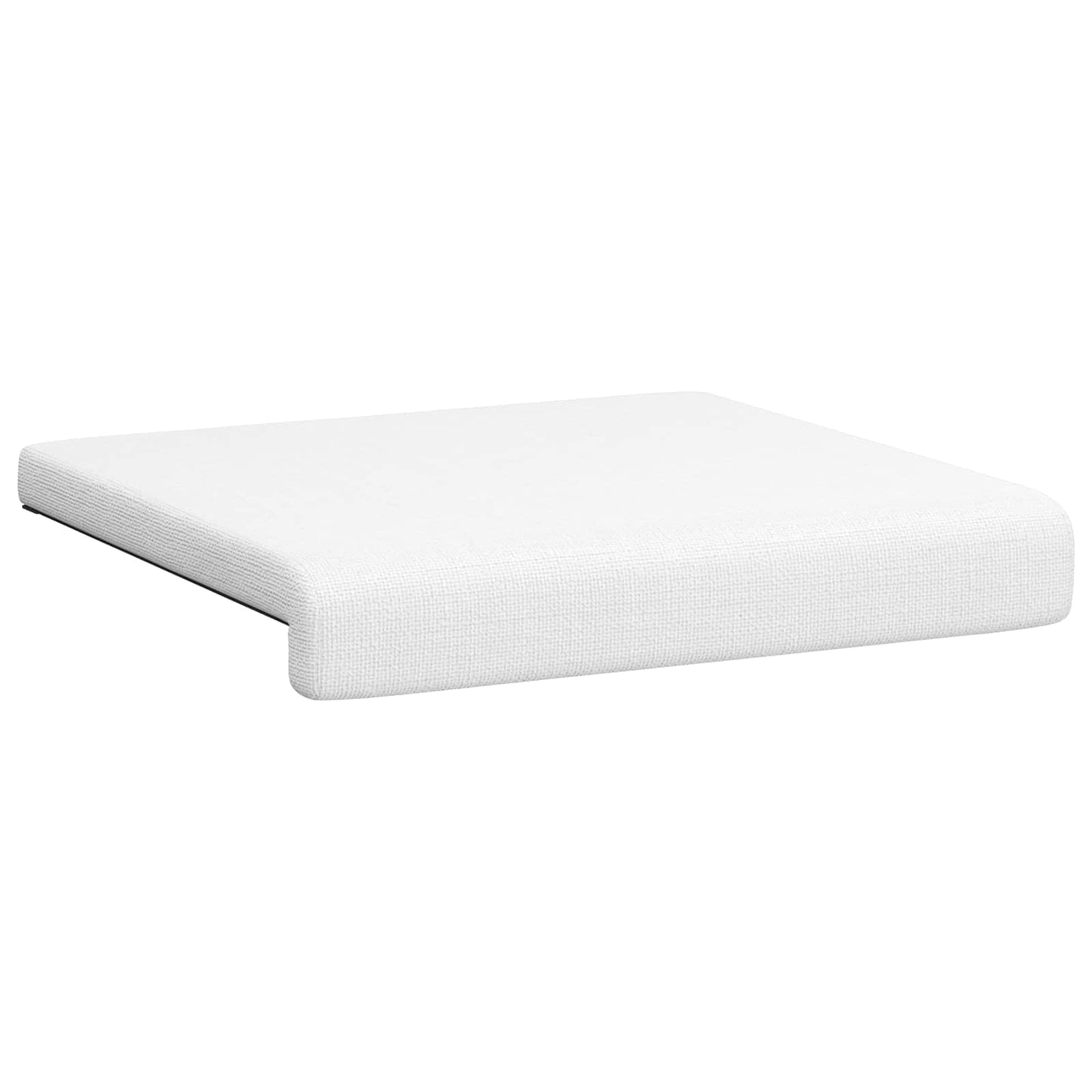 vidaXL Bench Cushion 2 pcs Fabric White Depth 35 cm