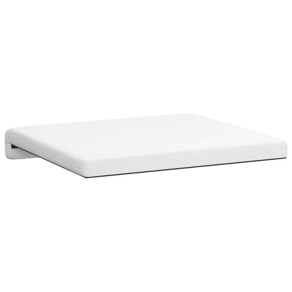 vidaXL Bench Cushion 2 pcs Fabric White Depth 35 cm