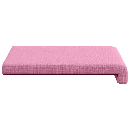 vidaXL Bench Cushion 2 pcs Fabric Pink Depth 35 cm