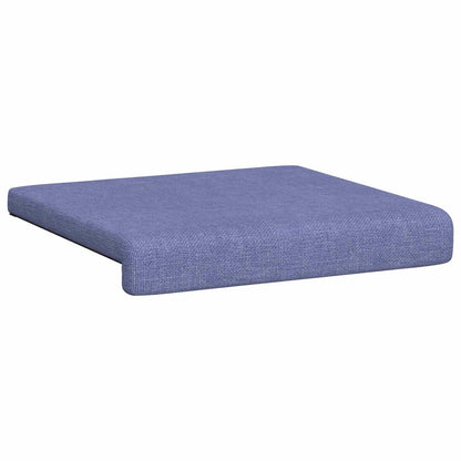 vidaXL Bench Cushion 2 pcs Fabric Jeans Blue Depth 35 cm