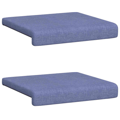 vidaXL Bench Cushion 2 pcs Fabric Jeans Blue Depth 35 cm