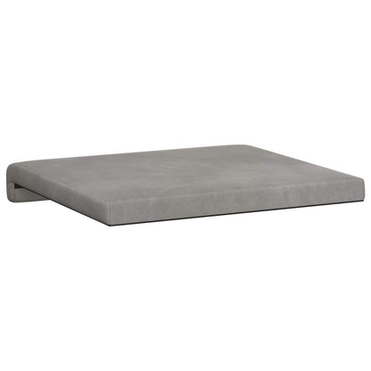 vidaXL Bench Cushion 2 pcs Velvet Light Grey Depth 35 cm