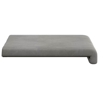 vidaXL Bench Cushion 2 pcs Velvet Light Grey Depth 35 cm