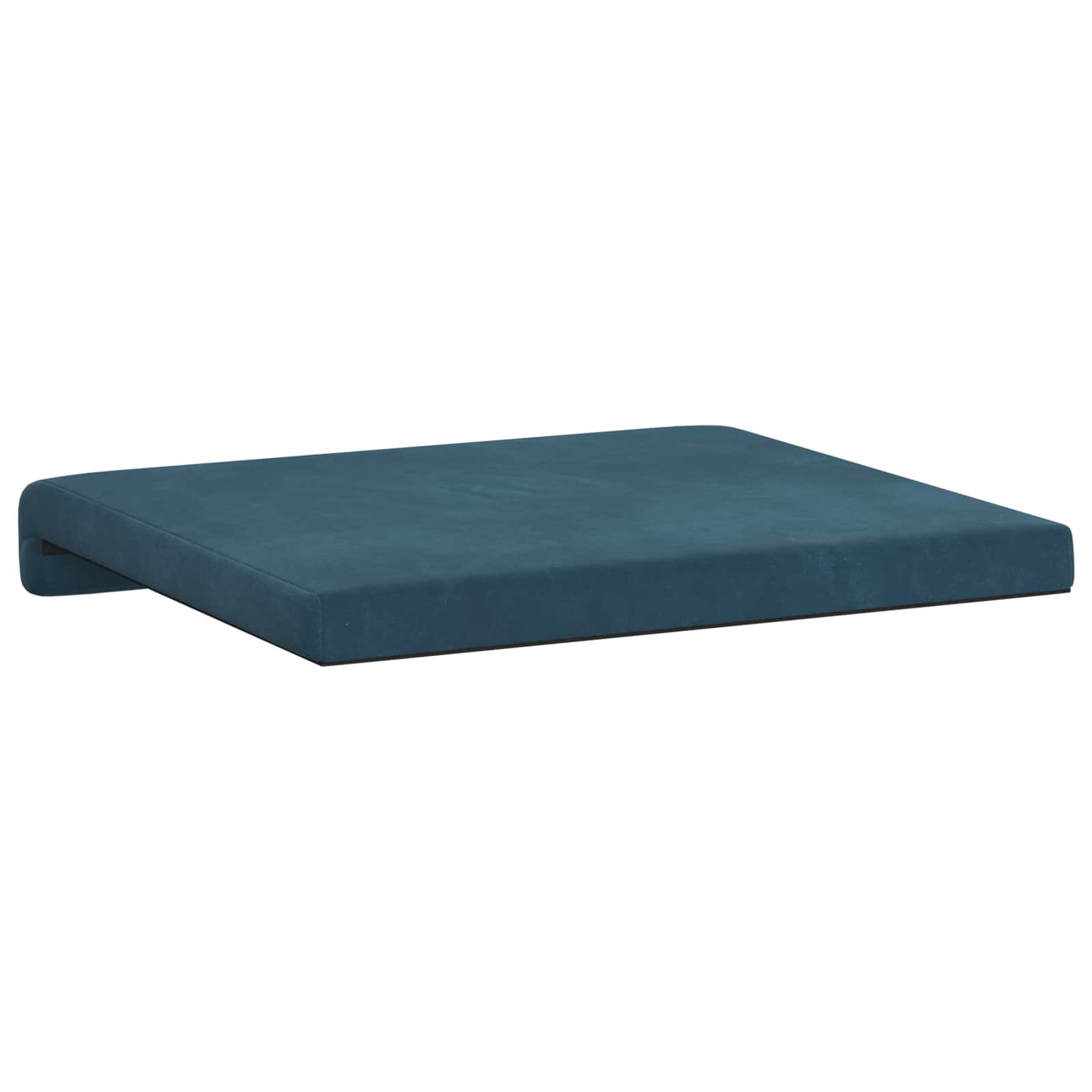 vidaXL Bench Cushion 2 pcs Velvet Blue Depth 35 cm