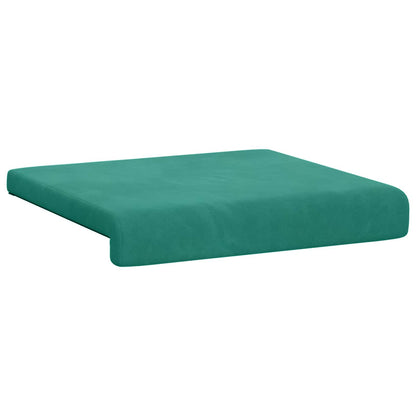 vidaXL Bench Cushion 2 pcs Velvet Turquoise Depth 35 cm