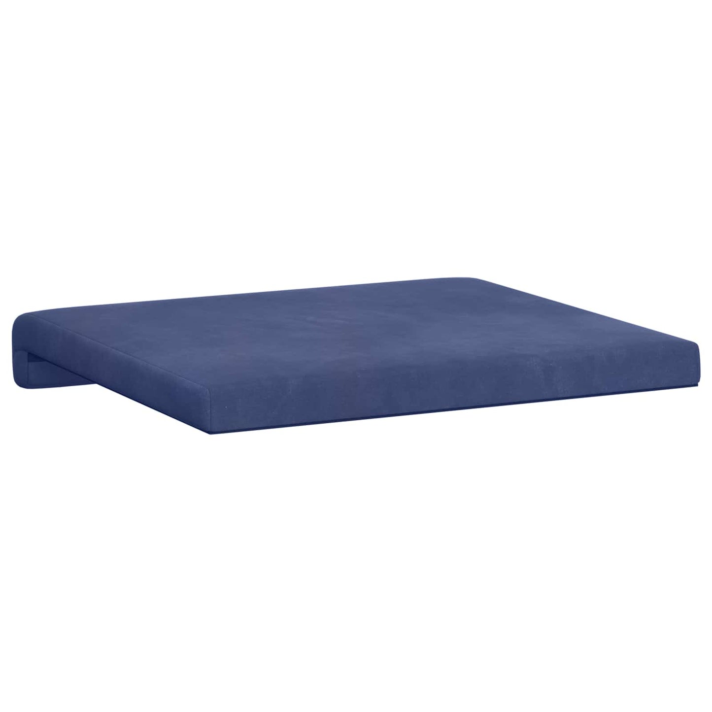 vidaXL Bench Cushion 2 pcs Velvet Police Blue Depth 35 cm