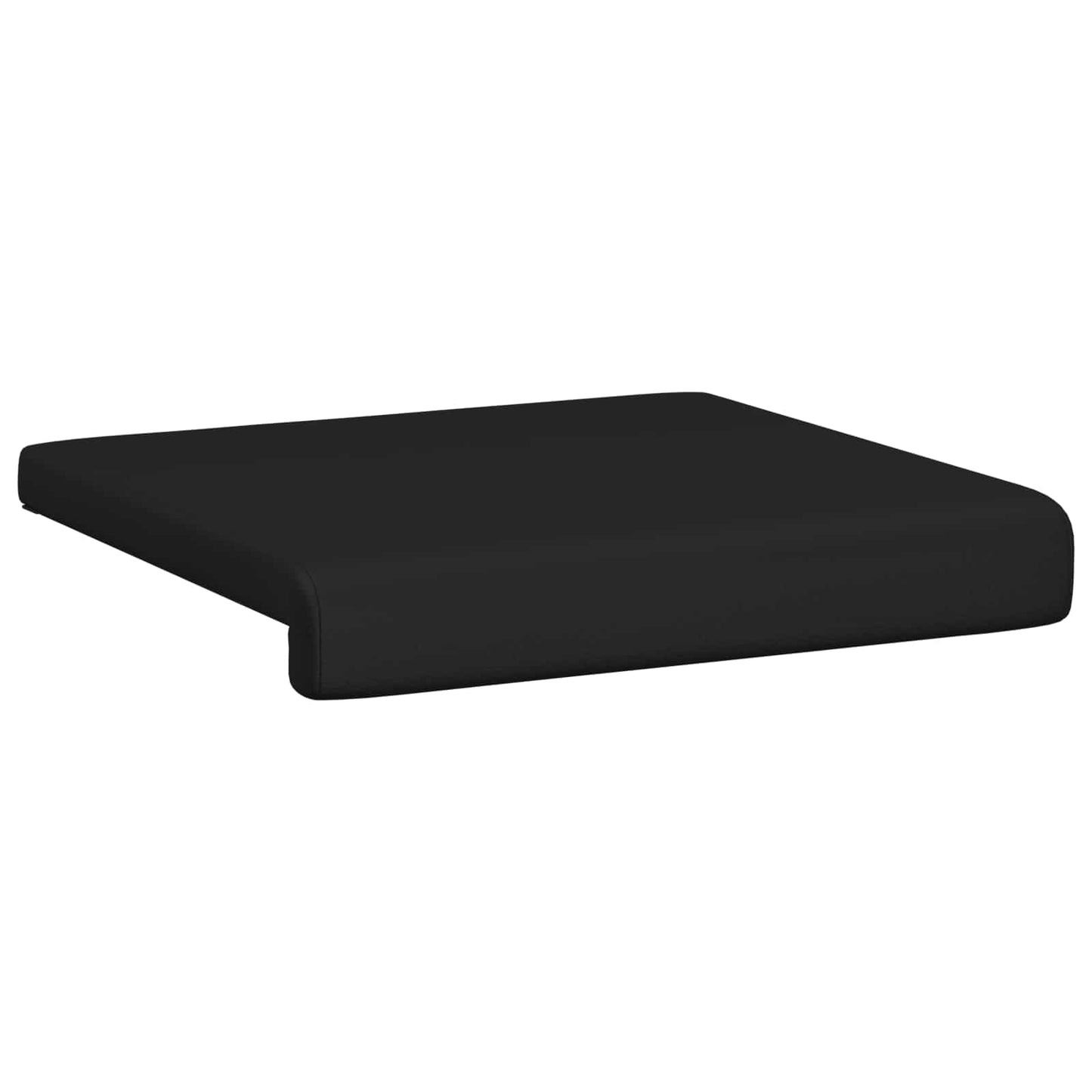 vidaXL Bench Cushion 2 pcs Faux Leather Black Depth 35 cm