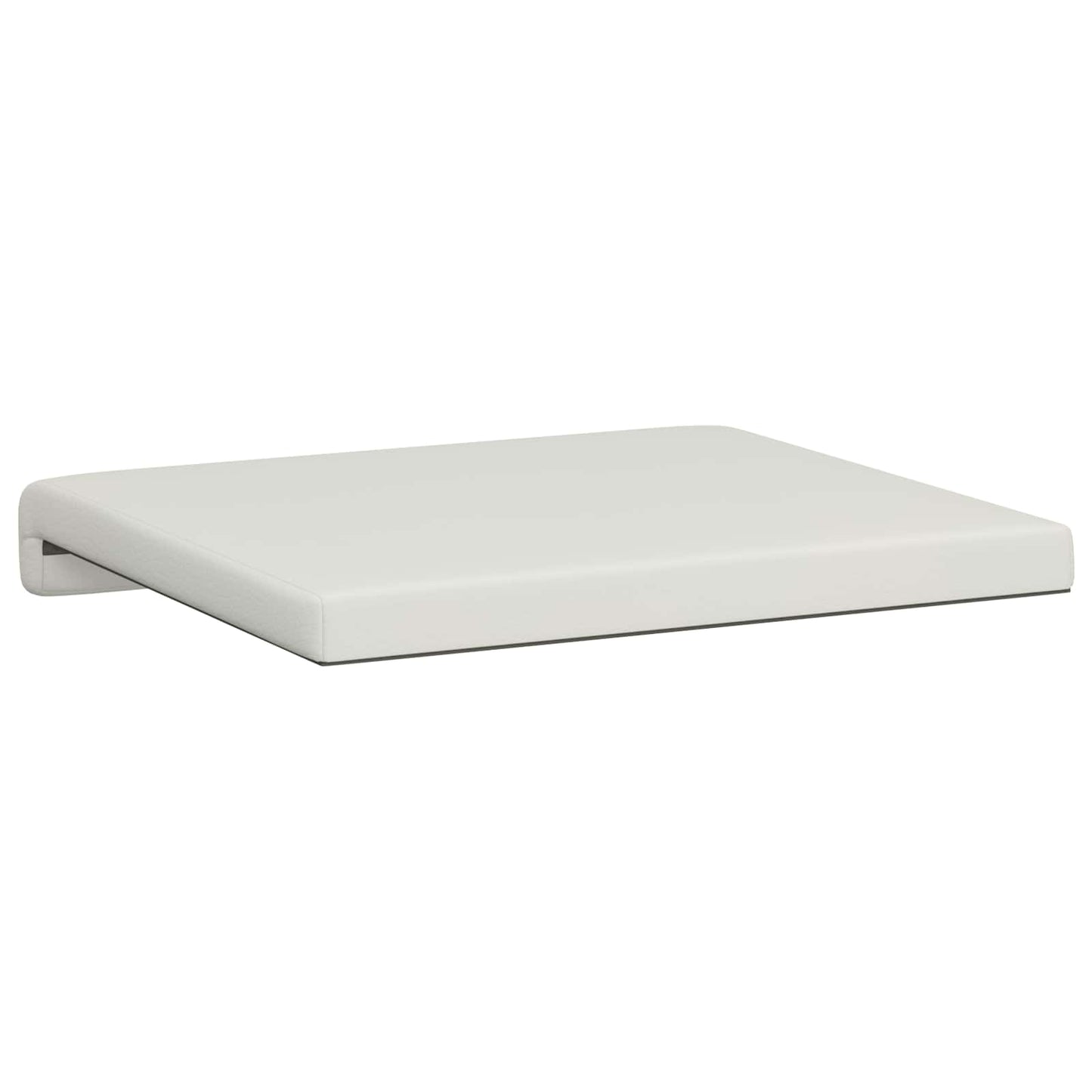 vidaXL Bench Cushion 2 pcs Faux Leather White Depth 35 cm