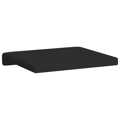 vidaXL Bench Cushion 2 pcs Faux Leather Black Depth 35 cm