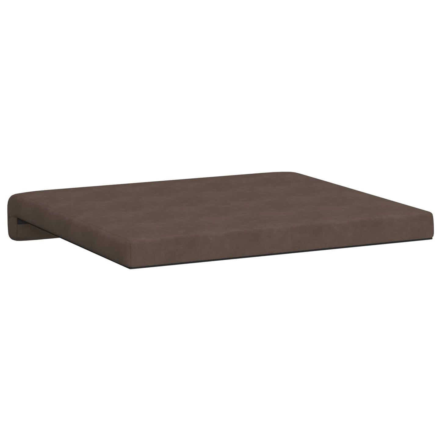 vidaXL Bench Cushion 2 pcs Microfiber Brown Depth 35 cm