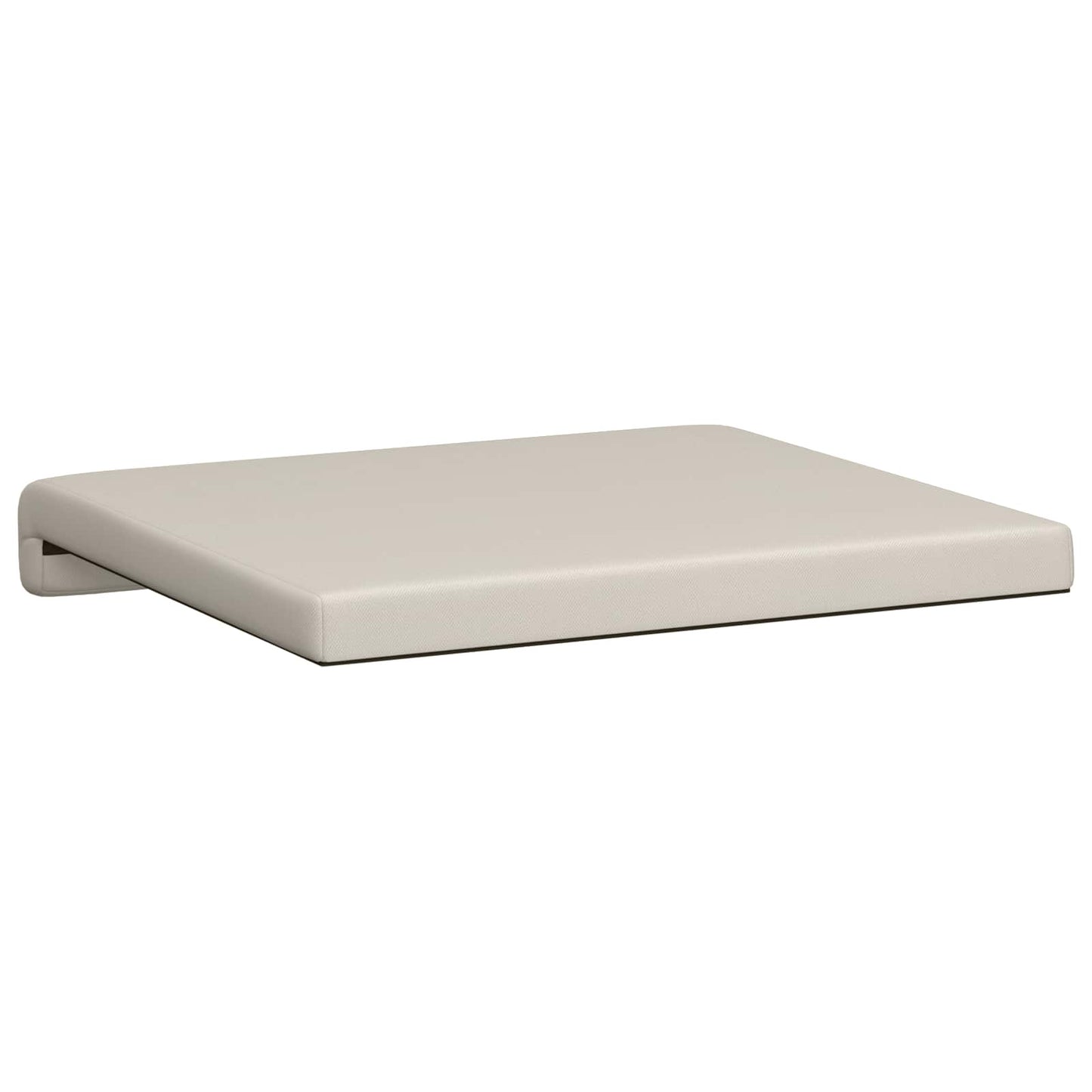 vidaXL Bench Cushion 2 pcs Textured Velvet Oatmeal Depth 35 cm