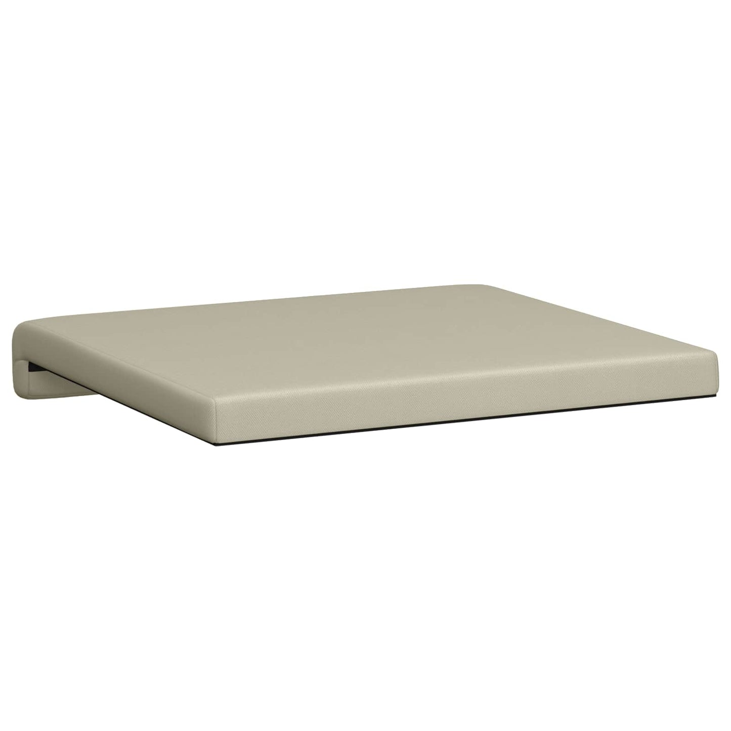 vidaXL Bench Cushion 2 pcs Textured Velvet Sand Depth 35 cm