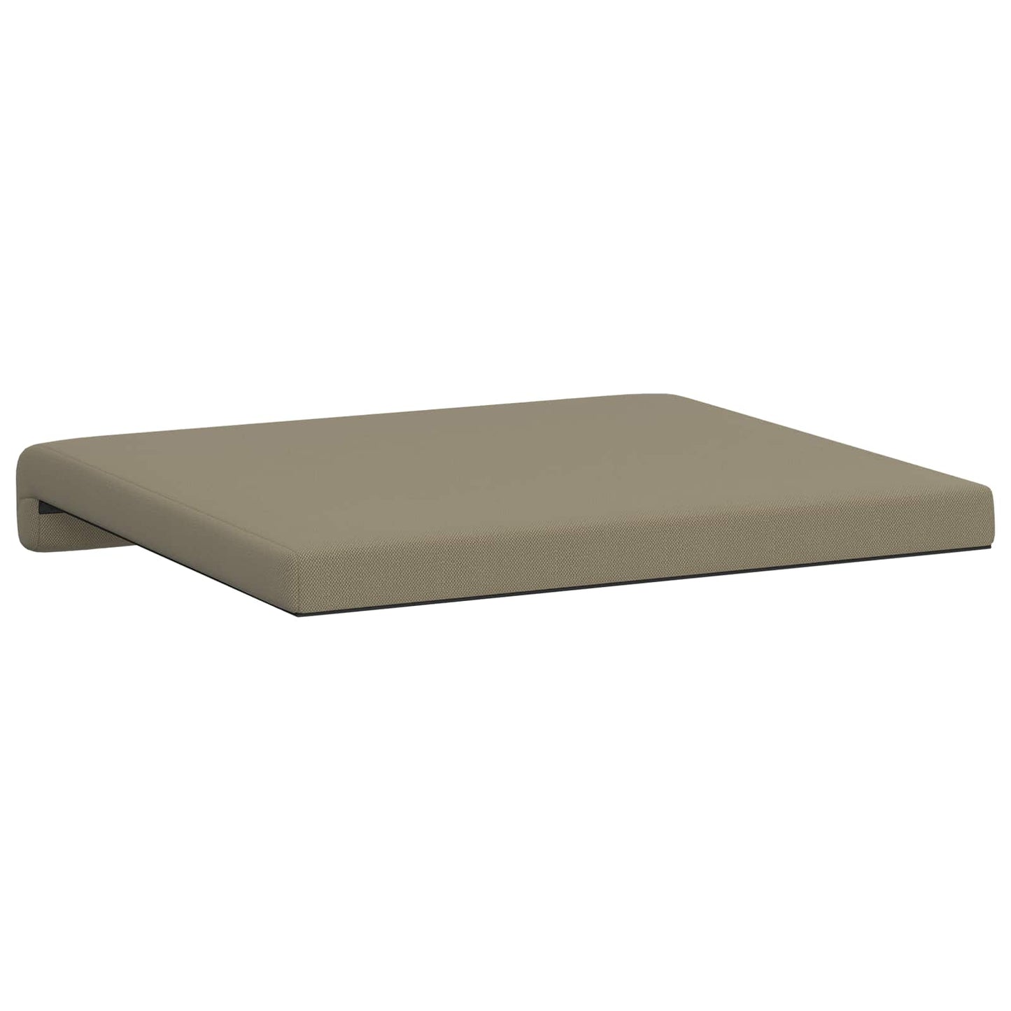 vidaXL Bench Cushion 2 pcs Textured Velvet Khaki Depth 35 cm