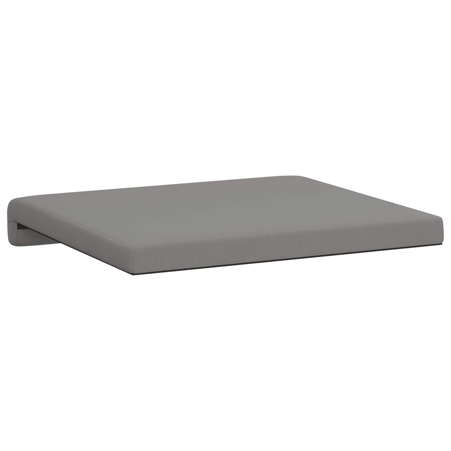 vidaXL Bench Cushion 2 pcs Textured Velvet Dark Grey Depth 35 cm