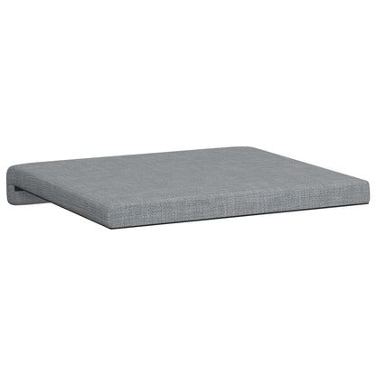 vidaXL Bench Cushion 4 pcs Fabric Light Grey Depth 35 cm