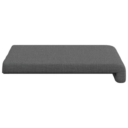 vidaXL Bench Cushion 4 pcs Fabric Dark Grey Depth 35 cm