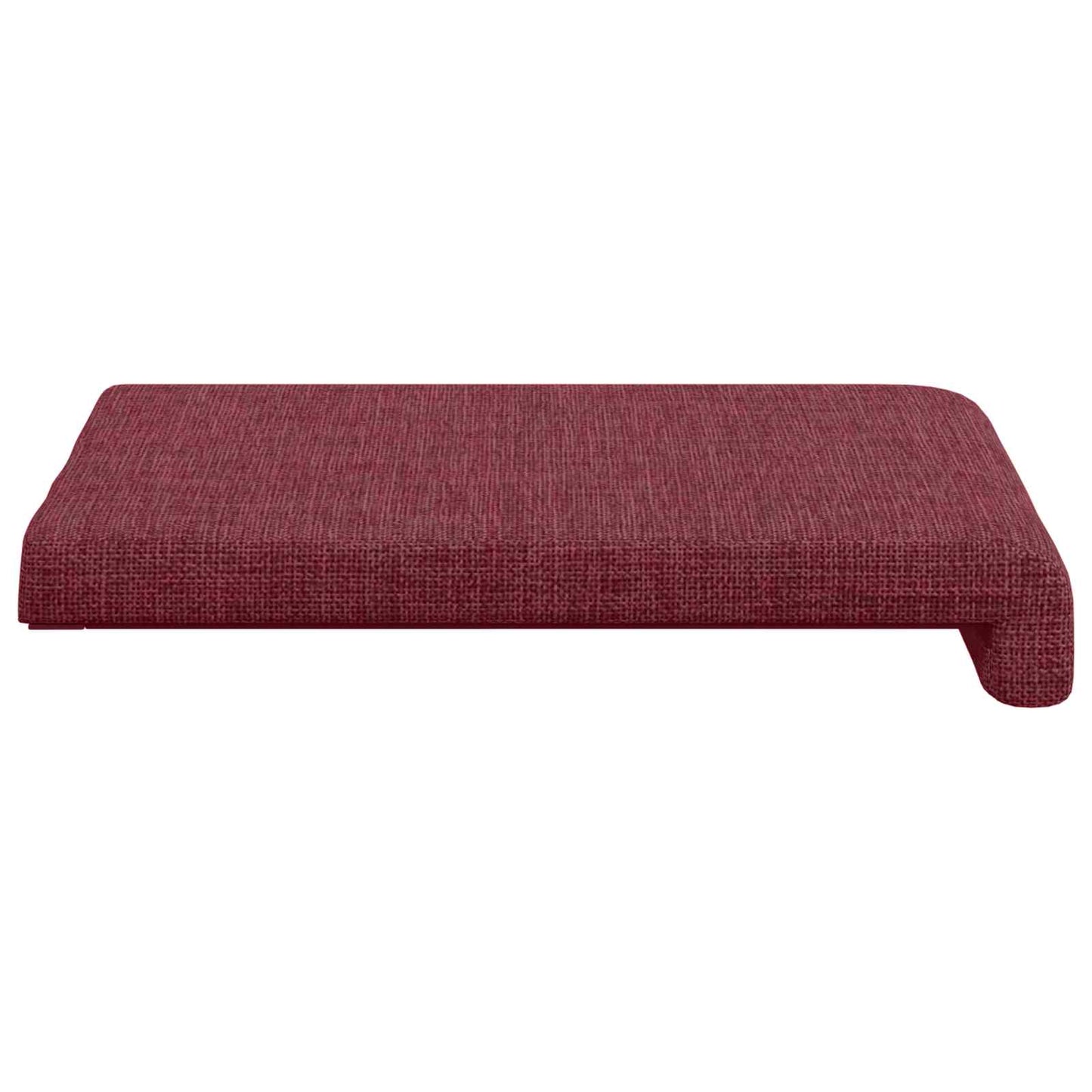 vidaXL Bench Cushion 4 pcs Fabric Wine Red Depth 35 cm