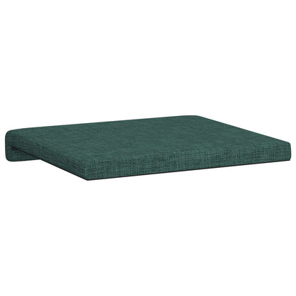 vidaXL Bench Cushion 4 pcs Fabric Dark Green Depth 35 cm
