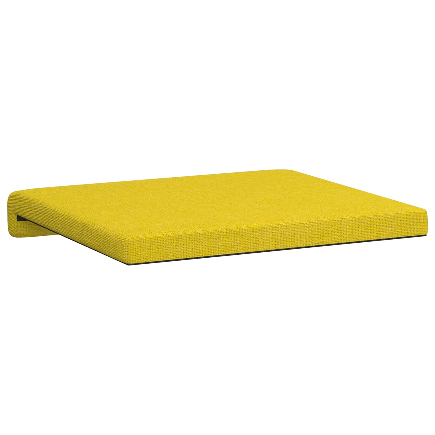 vidaXL Bench Cushion 4 pcs Fabric Light Yellow Depth 35 cm