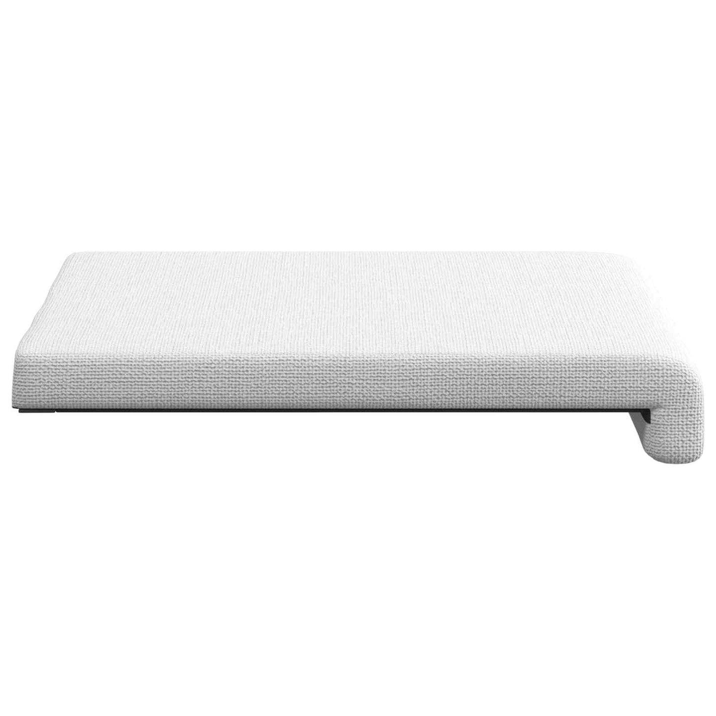 vidaXL Bench Cushion 4 pcs Fabric White Depth 35 cm
