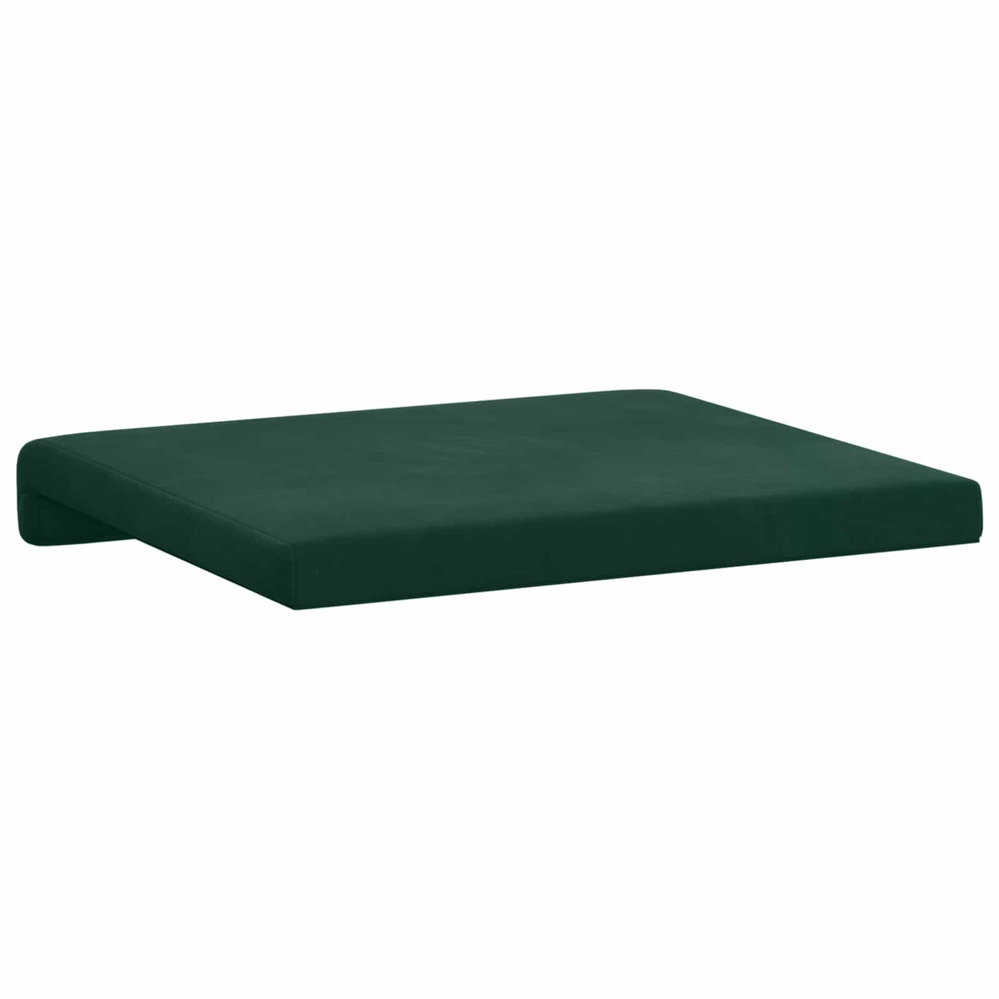 vidaXL Bench Cushion 4 pcs Velvet Dark Green Depth 35 cm