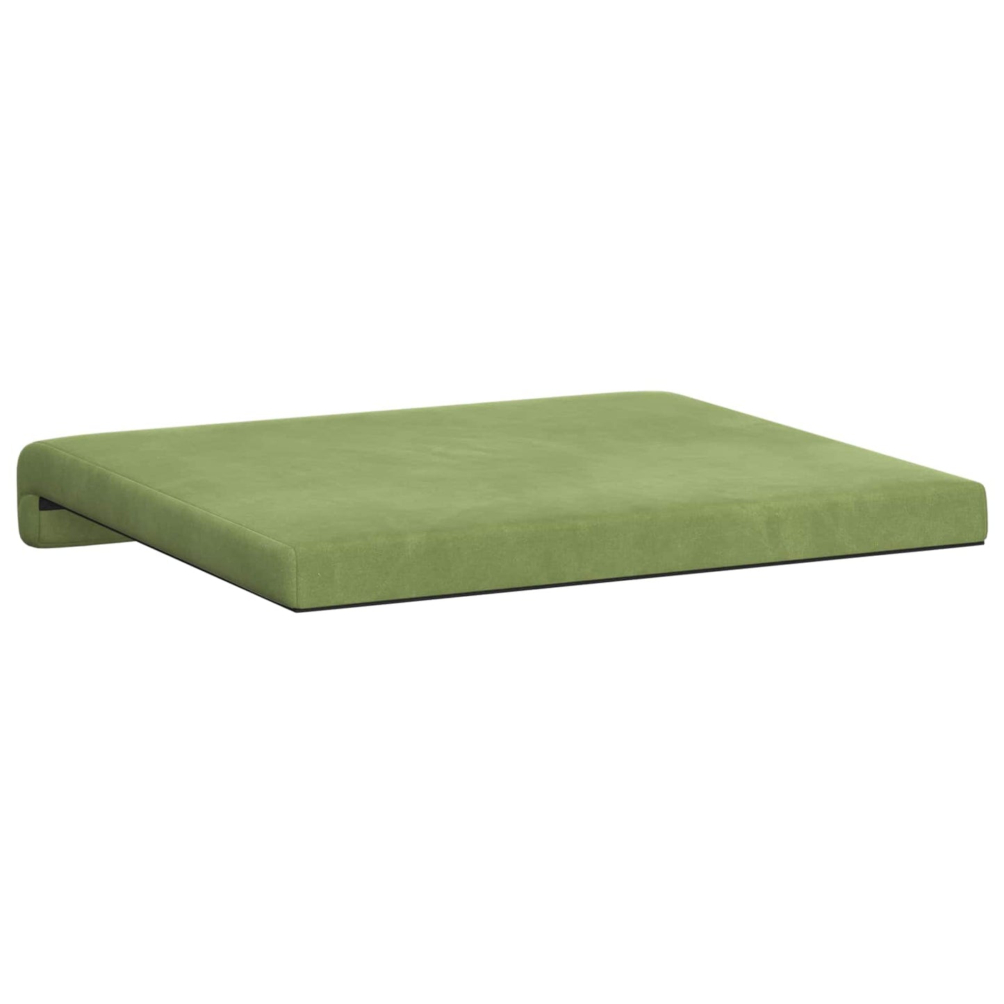 vidaXL Bench Cushion 4 pcs Velvet Light Green Depth 35 cm
