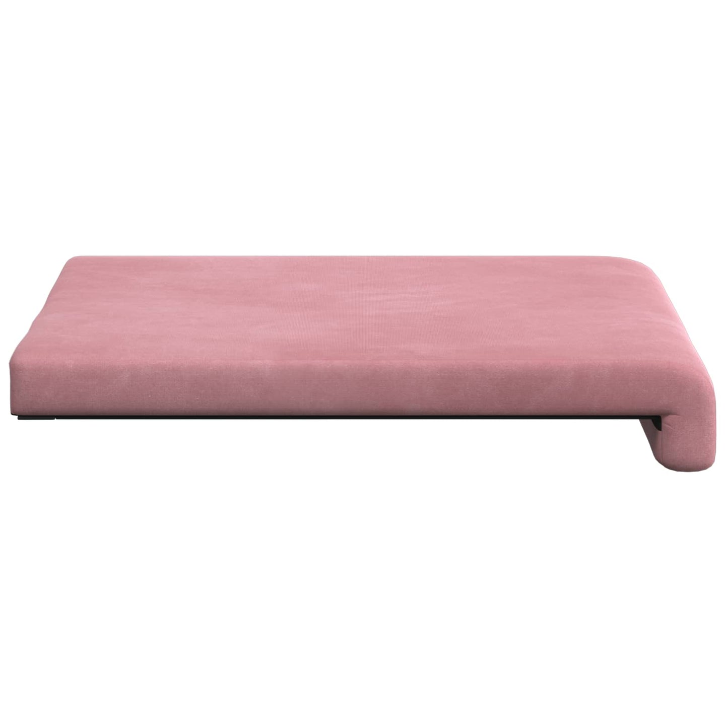 vidaXL Bench Cushion 4 pcs Velvet Pink Depth 35 cm