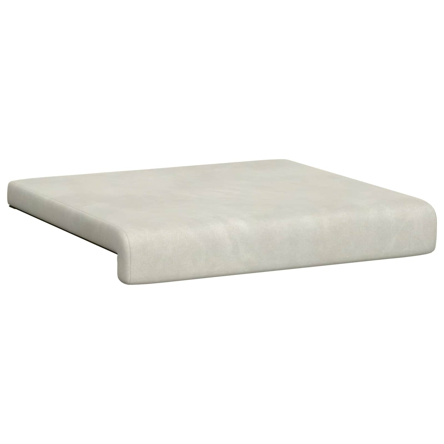 vidaXL Bench Cushion 4 pcs Velvet Cream Depth 35 cm