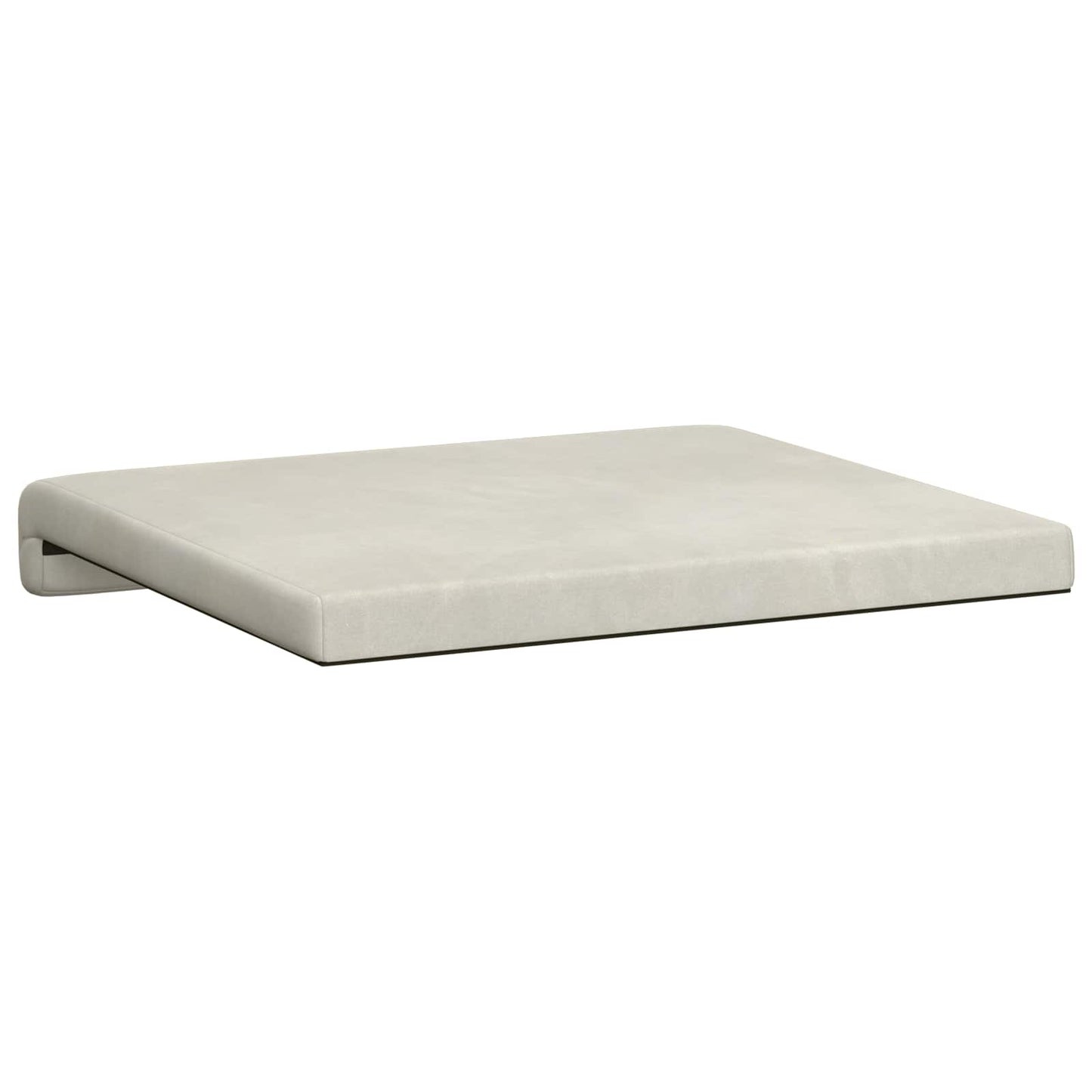 vidaXL Bench Cushion 4 pcs Velvet Cream Depth 35 cm