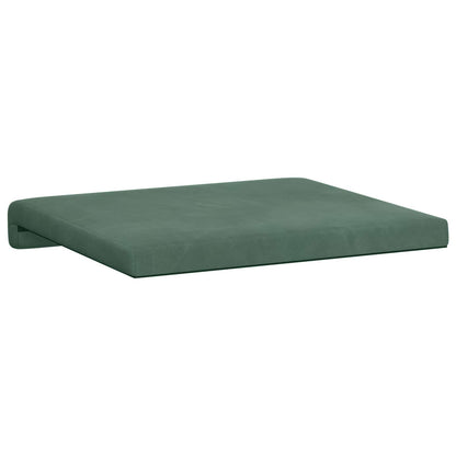 vidaXL Bench Cushion 4 pcs Velvet Sea Green Depth 35 cm