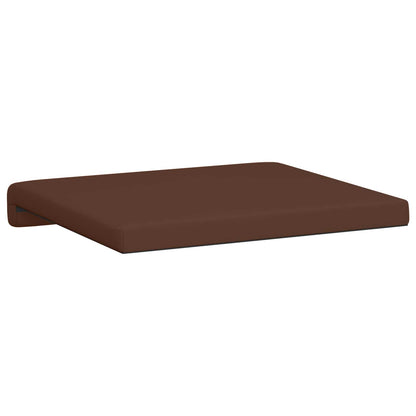 vidaXL Bench Cushion 4 pcs Faux Leather Brown Depth 35 cm