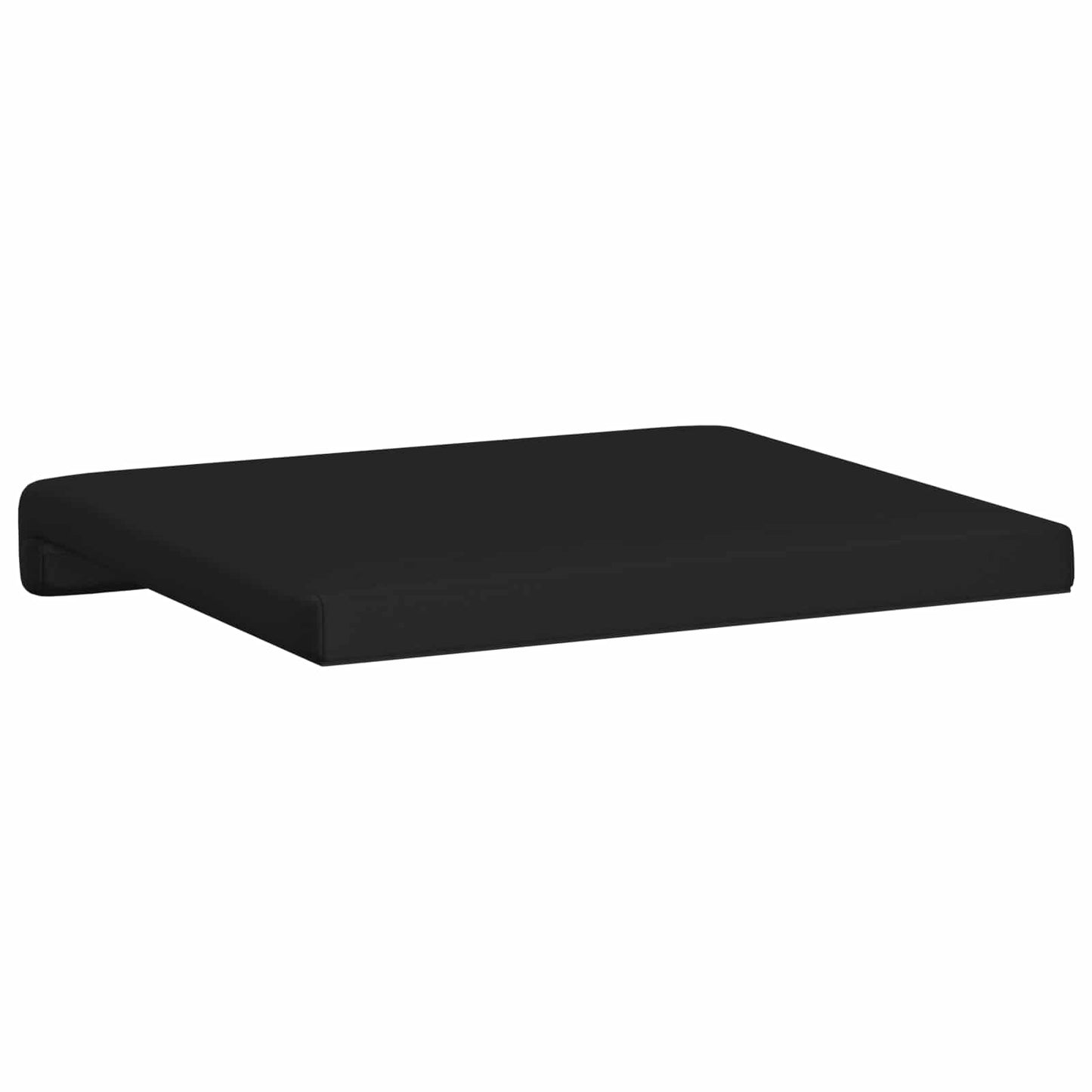 vidaXL Bench Cushion 4 pcs Faux Leather Black Depth 35 cm