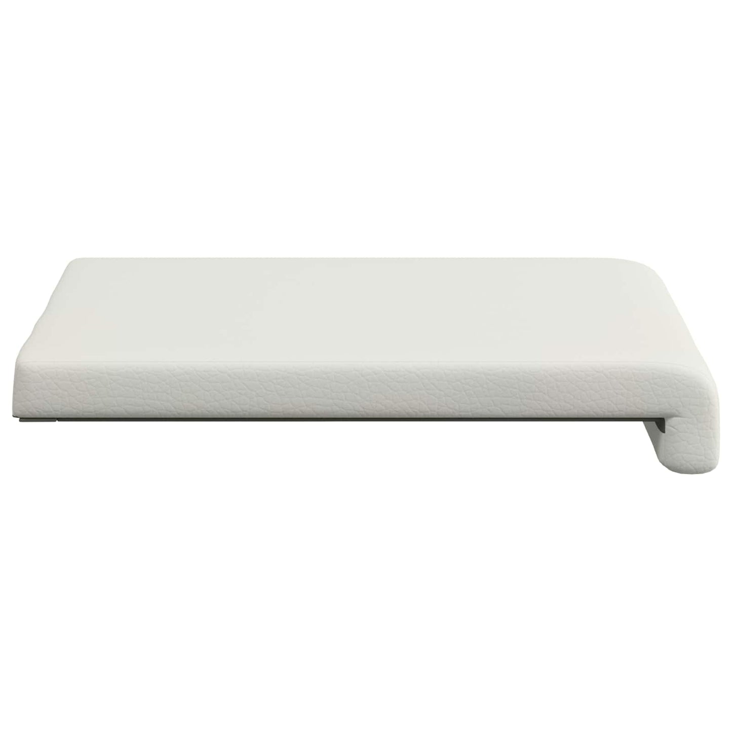 vidaXL Bench Cushion 4 pcs Faux Leather White Depth 35 cm