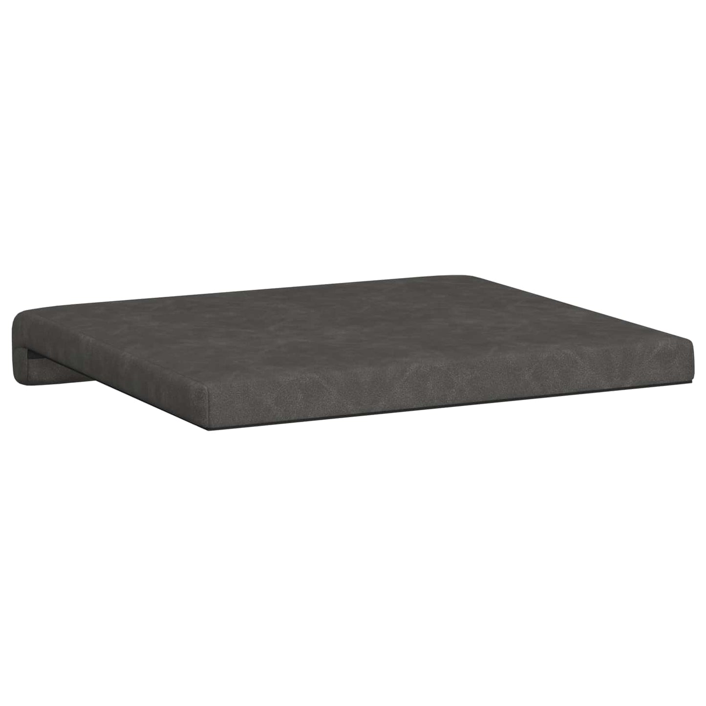 vidaXL Bench Cushion 4 pcs Faux Leather Black Depth 35 cm