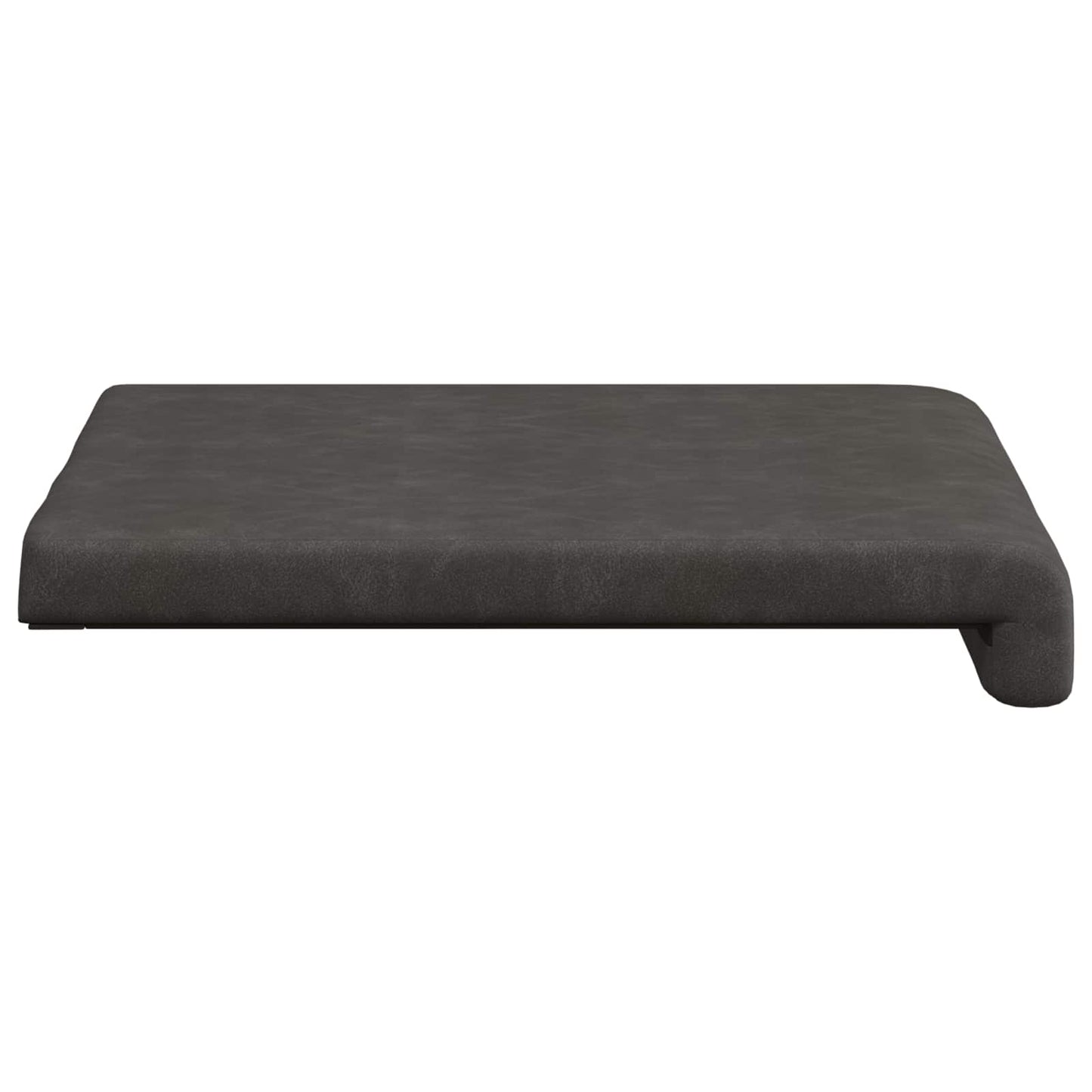 vidaXL Bench Cushion 4 pcs Faux Leather Black Depth 35 cm