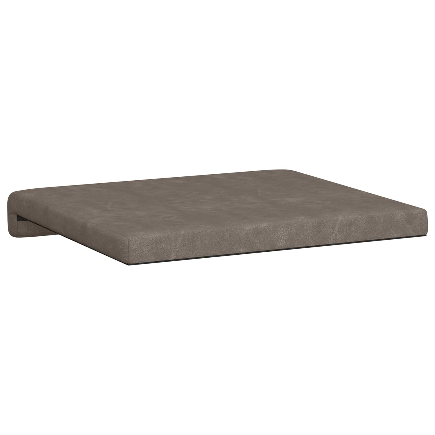 vidaXL Bench Cushion 4 pcs Faux Leather Grey Depth 35 cm
