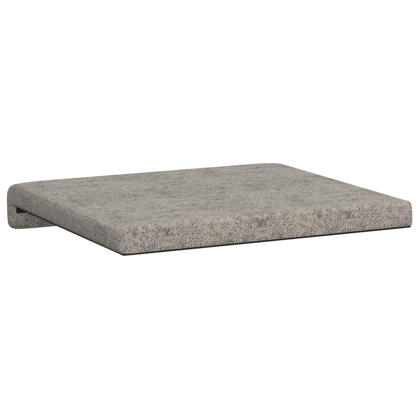 vidaXL Bench Cushion 4 pcs Faux Suede Fabric Light Grey Depth 35 cm