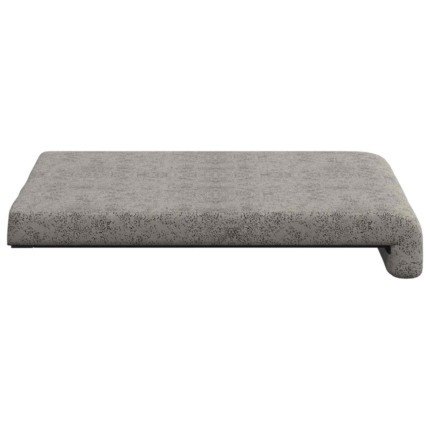 vidaXL Bench Cushion 4 pcs Faux Suede Fabric Light Grey Depth 35 cm