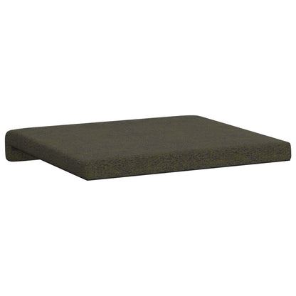 vidaXL Bench Cushion 4 pcs Faux Suede Fabric Army Green Depth 35 cm