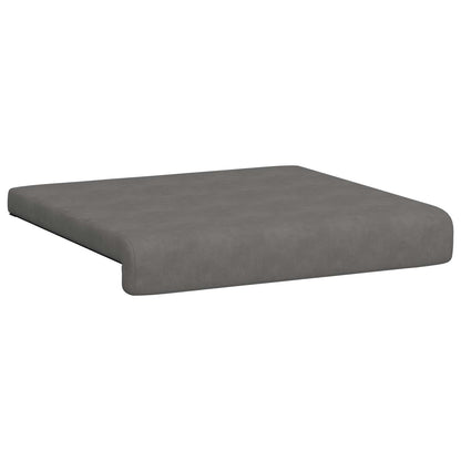 vidaXL Bench Cushion 4 pcs Microfiber Dark Grey Depth 35 cm