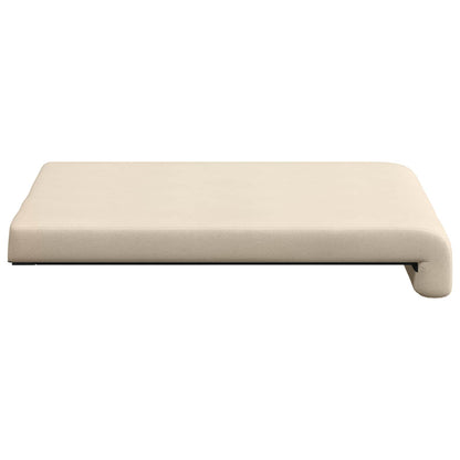 vidaXL Bench Cushion 4 pcs Microfiber Beige Depth 35 cm