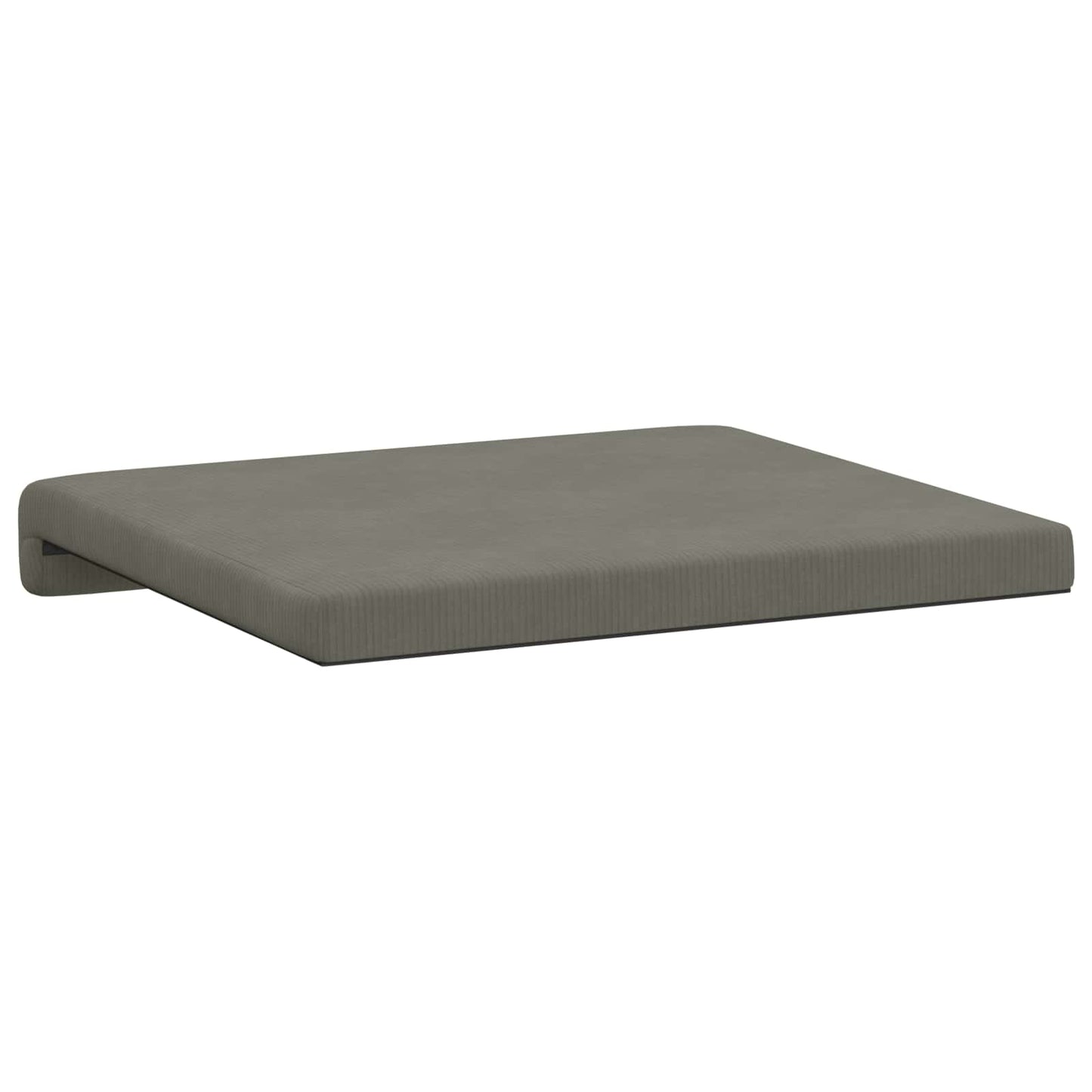 vidaXL Bench Cushion 4 pcs Corduroy Light Grey Depth 35 cm