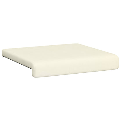 vidaXL Bench Cushion 4 pcs Corduroy Cream Depth 35 cm