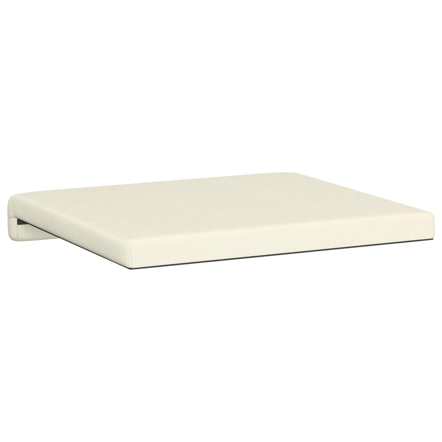 vidaXL Bench Cushion 4 pcs Corduroy Cream Depth 35 cm