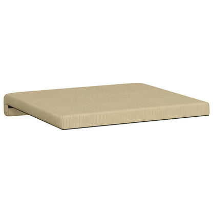 vidaXL Bench Cushion 4 pcs Corduroy Grey Green Depth 35 cm