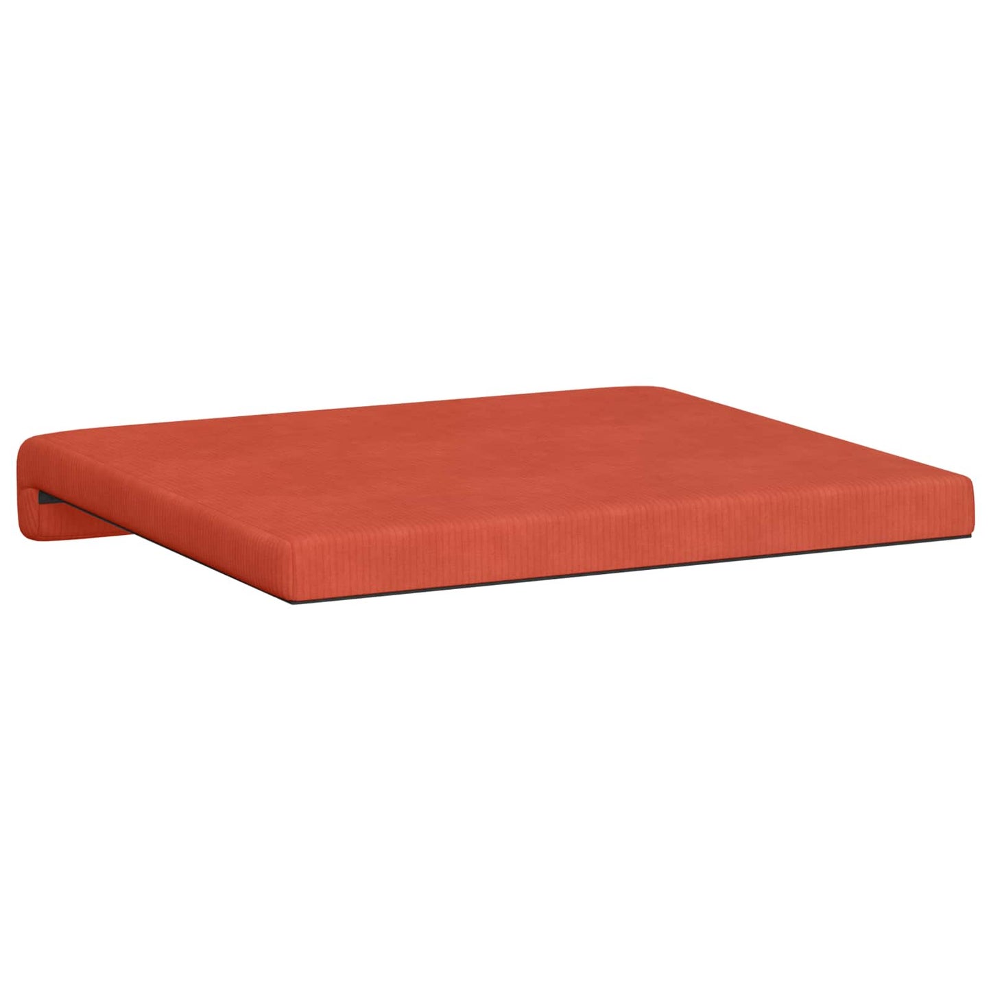 vidaXL Bench Cushion 4 pcs Corduroy Red Orange Depth 35 cm